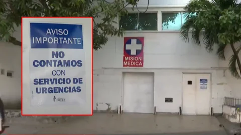 Clínica mujer dio a luz en un andén